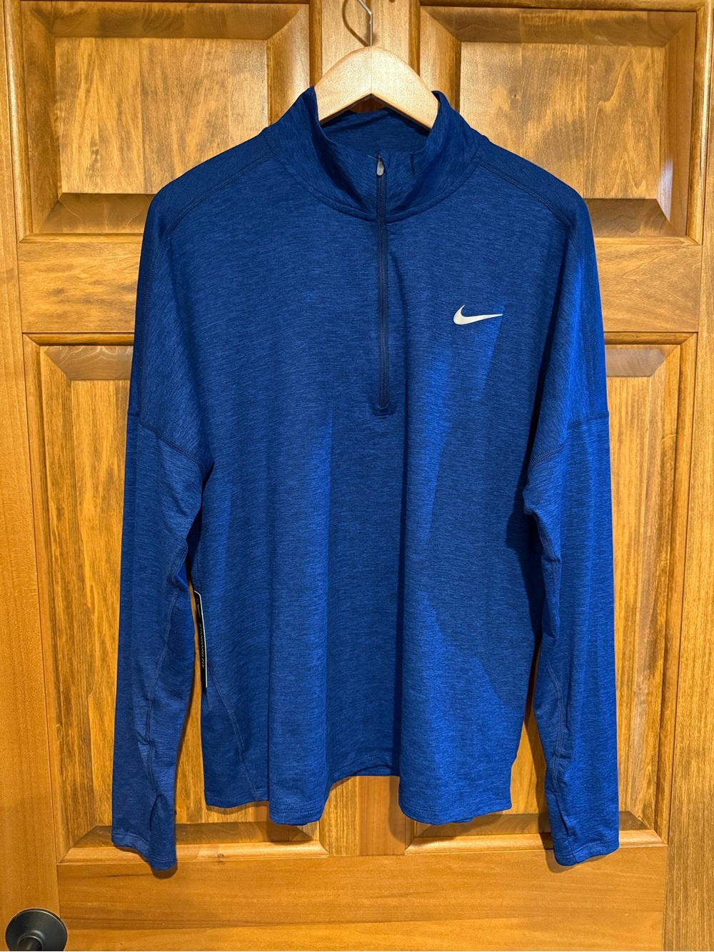 NWT Women’s Nike Running Royal Blue Quarter-Zip Pullover